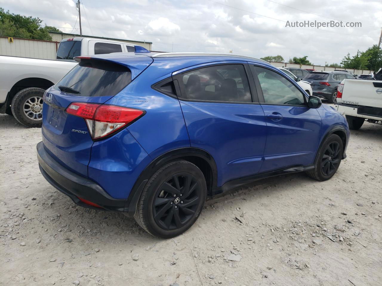 2021 Honda Hr-v Sport Blue vin: 3CZRU5H11MM726307