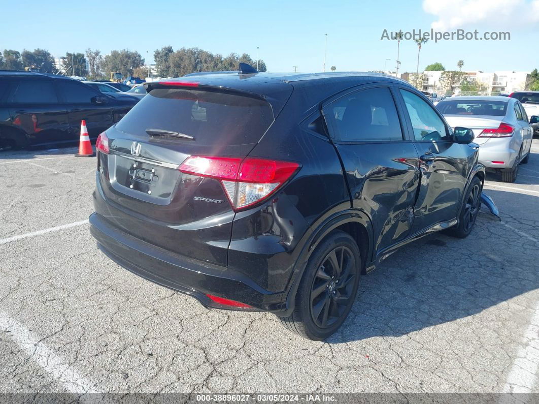 2021 Honda Hr-v 2wd Sport Black vin: 3CZRU5H11MM730194