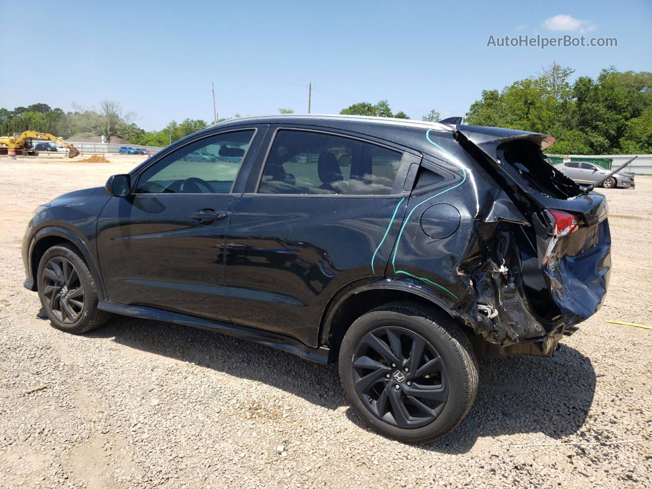 2021 Honda Hr-v Sport Black vin: 3CZRU5H11MM733192