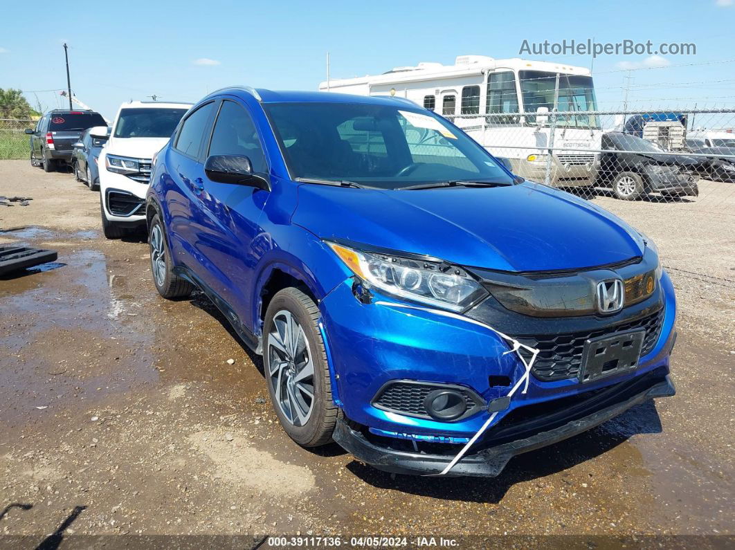 2019 Honda Hr-v Sport Синий vin: 3CZRU5H12KG704487