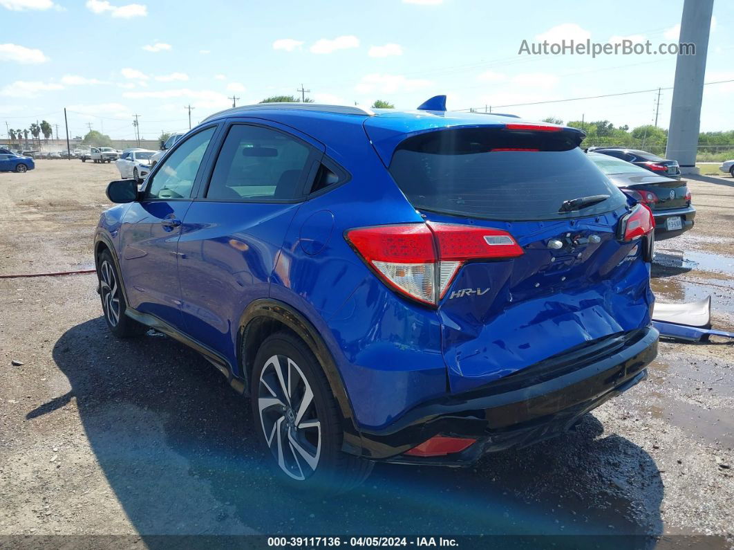 2019 Honda Hr-v Sport Blue vin: 3CZRU5H12KG704487