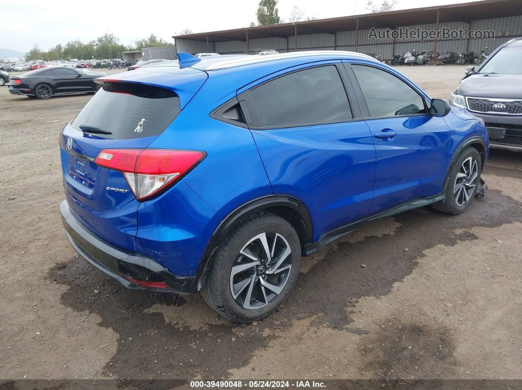 2019 Honda Hr-v Sport Blue vin: 3CZRU5H12KG713240