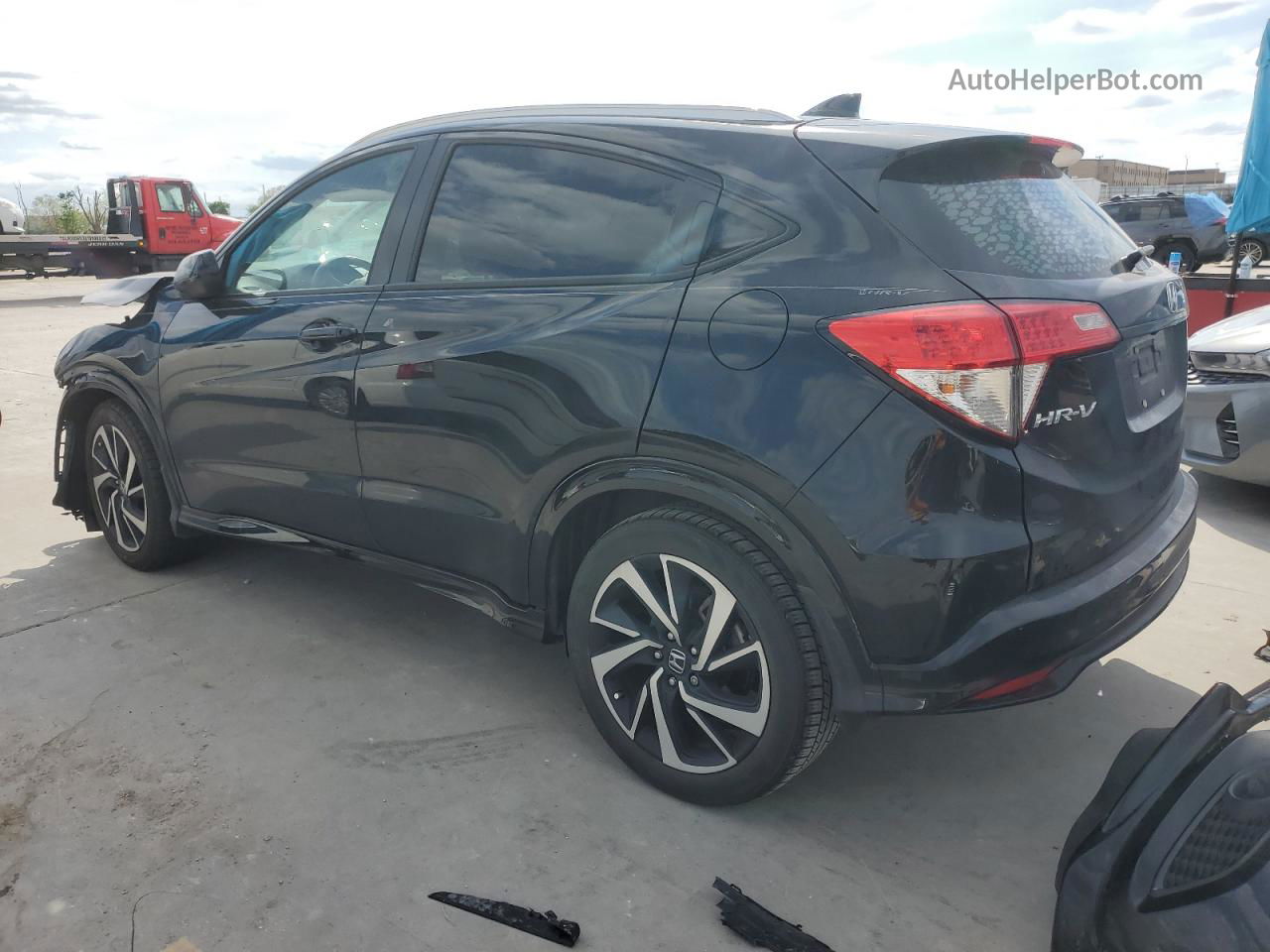 2019 Honda Hr-v Sport Black vin: 3CZRU5H12KG715117