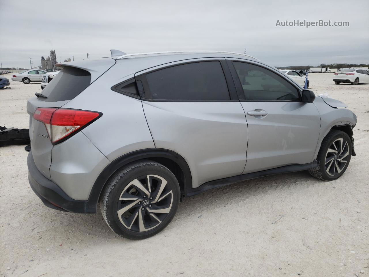 2019 Honda Hr-v Sport Silver vin: 3CZRU5H12KG715389