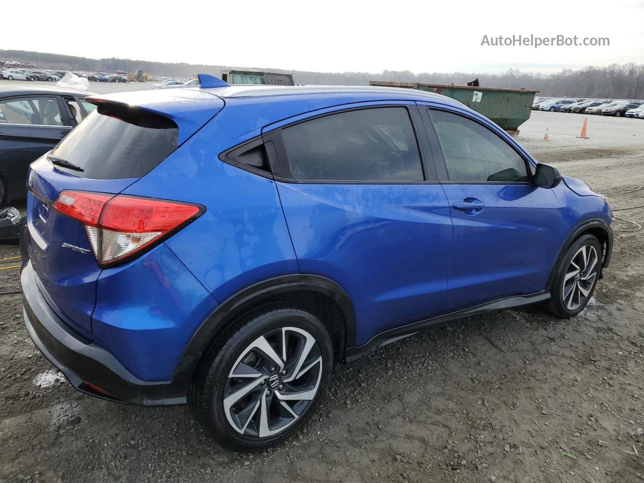 2019 Honda Hr-v Sport Blue vin: 3CZRU5H12KM719590