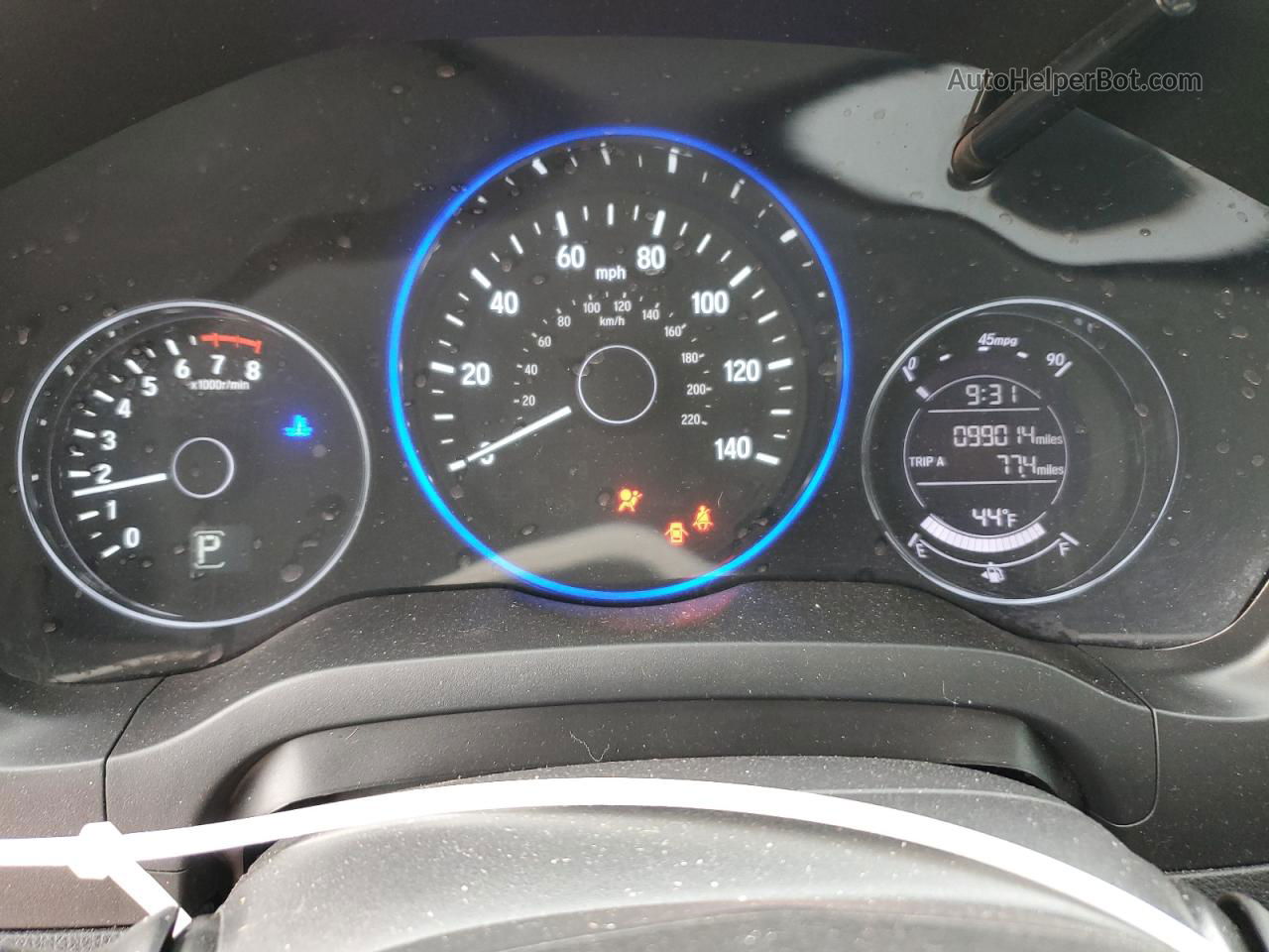 2019 Honda Hr-v Sport Blue vin: 3CZRU5H12KM719590