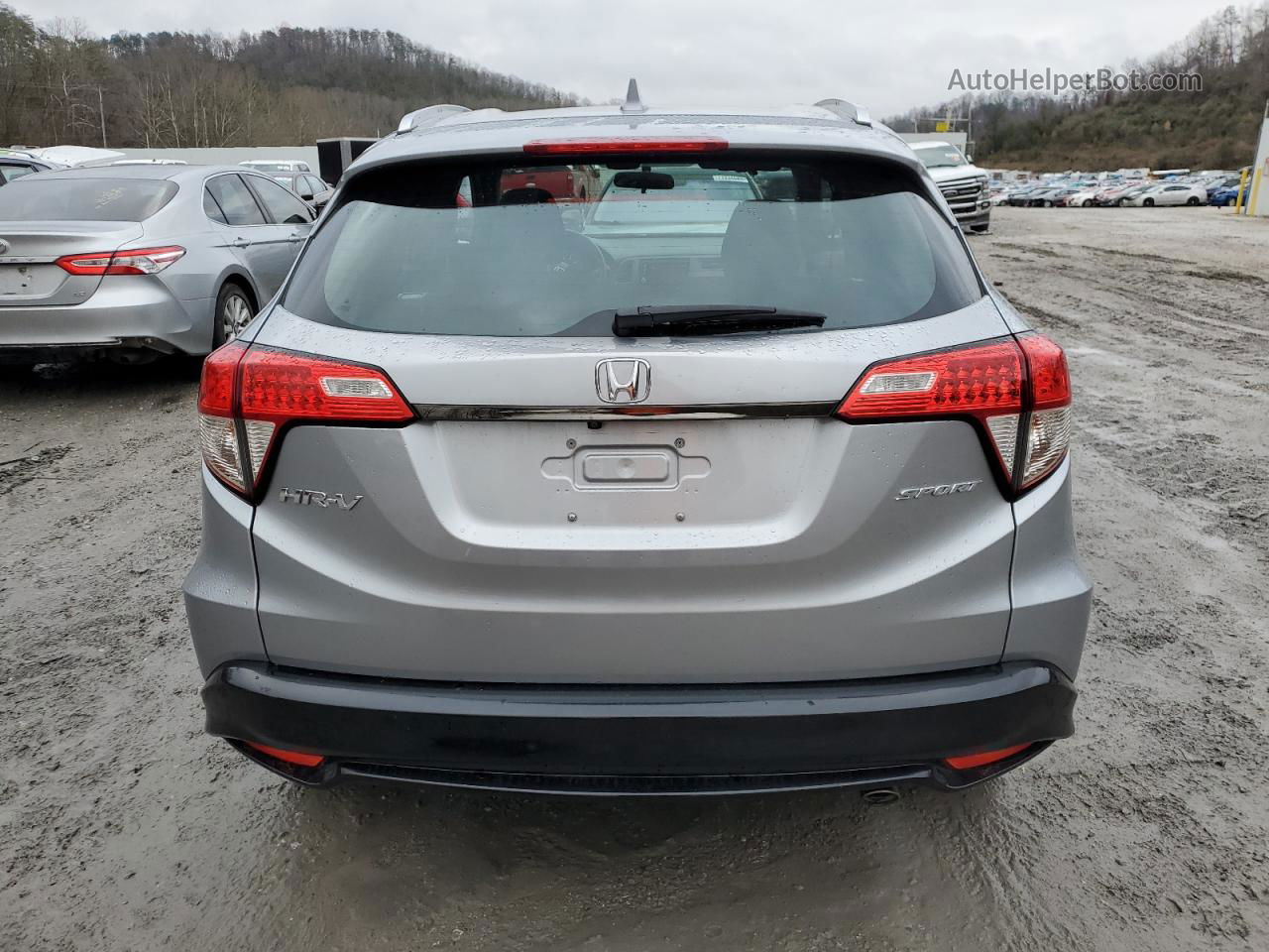 2019 Honda Hr-v Sport Silver vin: 3CZRU5H12KM724434