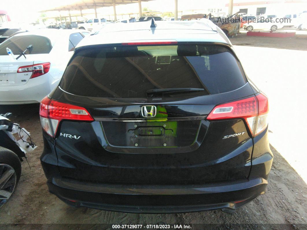 2021 Honda Hr-v Sport Black vin: 3CZRU5H12MM707071