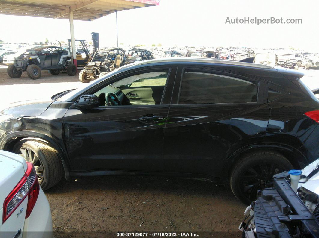 2021 Honda Hr-v Sport Black vin: 3CZRU5H12MM707071