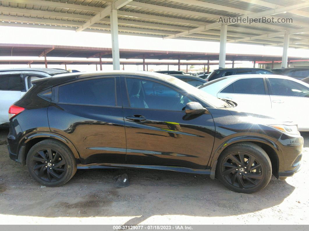 2021 Honda Hr-v Sport Black vin: 3CZRU5H12MM707071