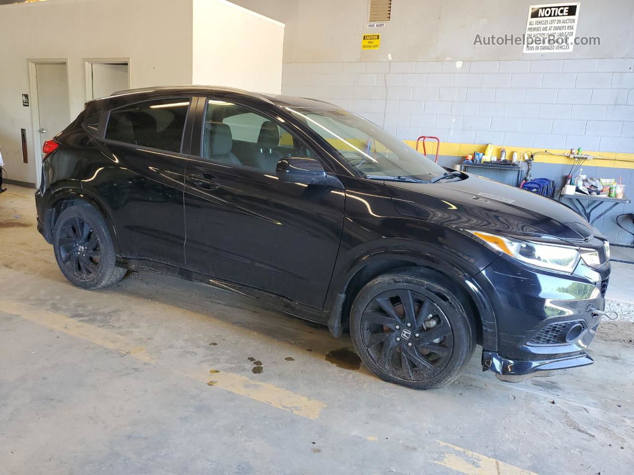 2021 Honda Hr-v Sport Black vin: 3CZRU5H12MM712819