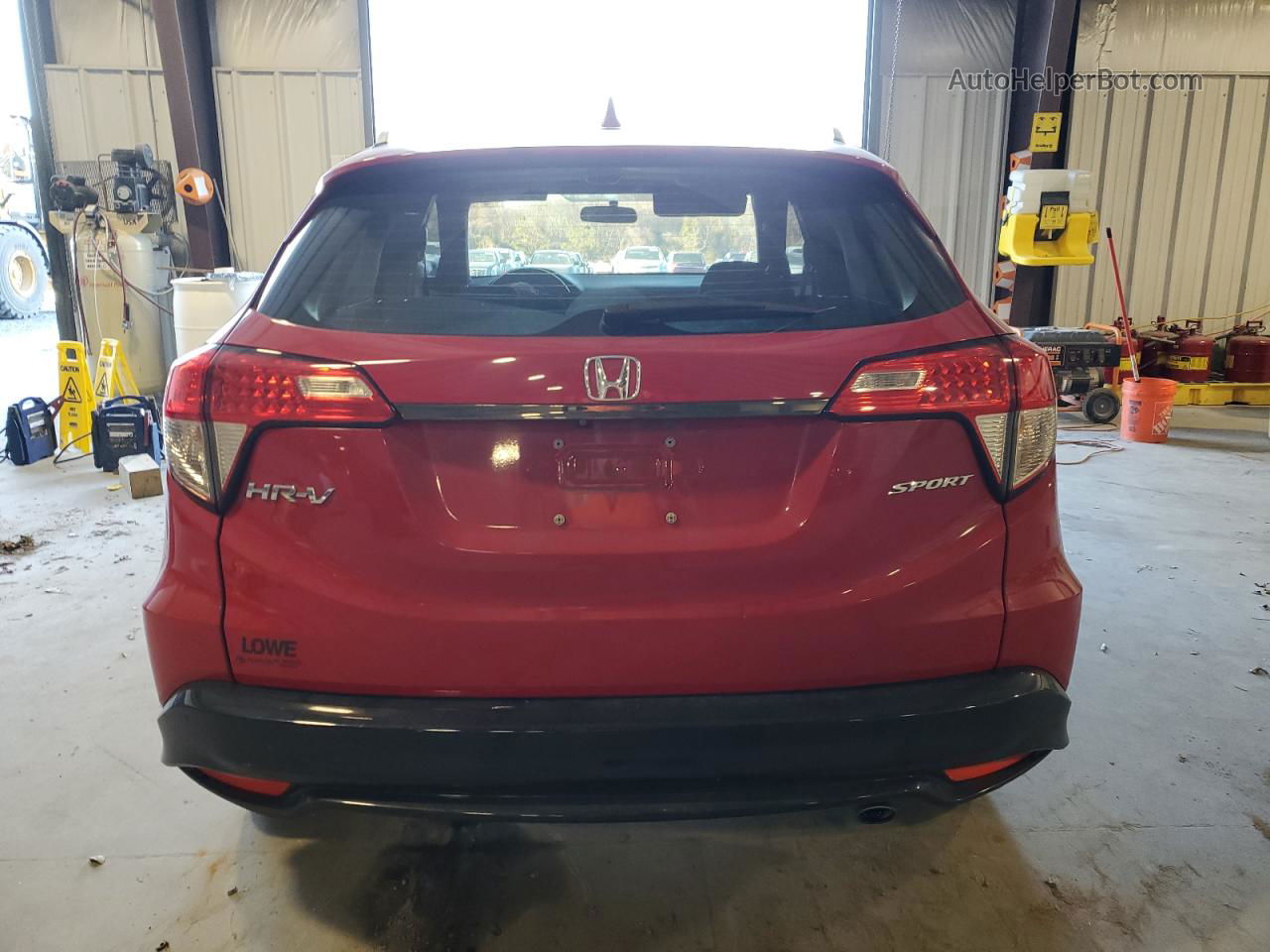 2019 Honda Hr-v Sport Red vin: 3CZRU5H13KG700609