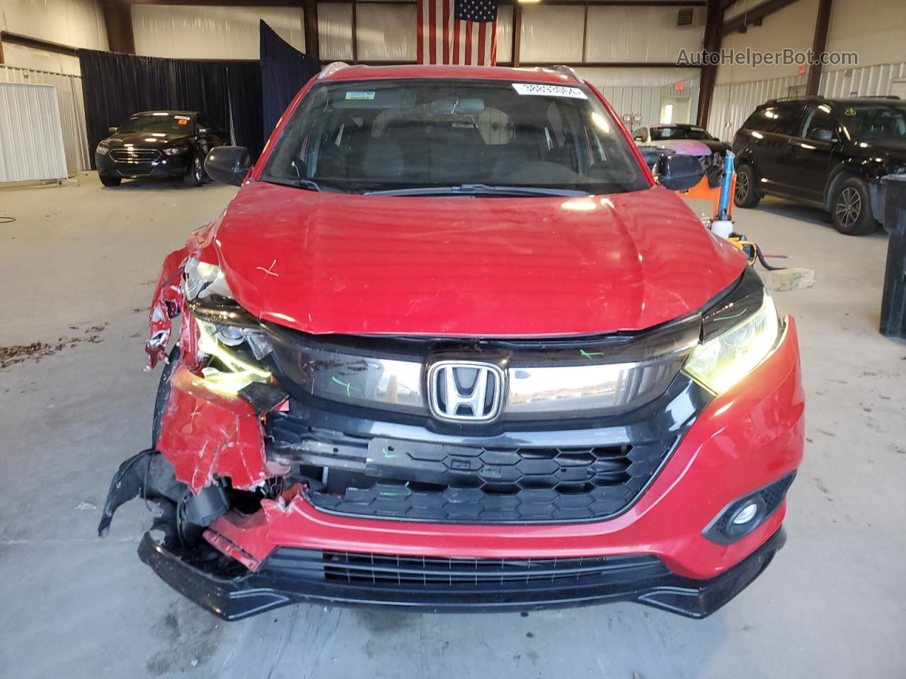 2019 Honda Hr-v Sport Red vin: 3CZRU5H13KG700609