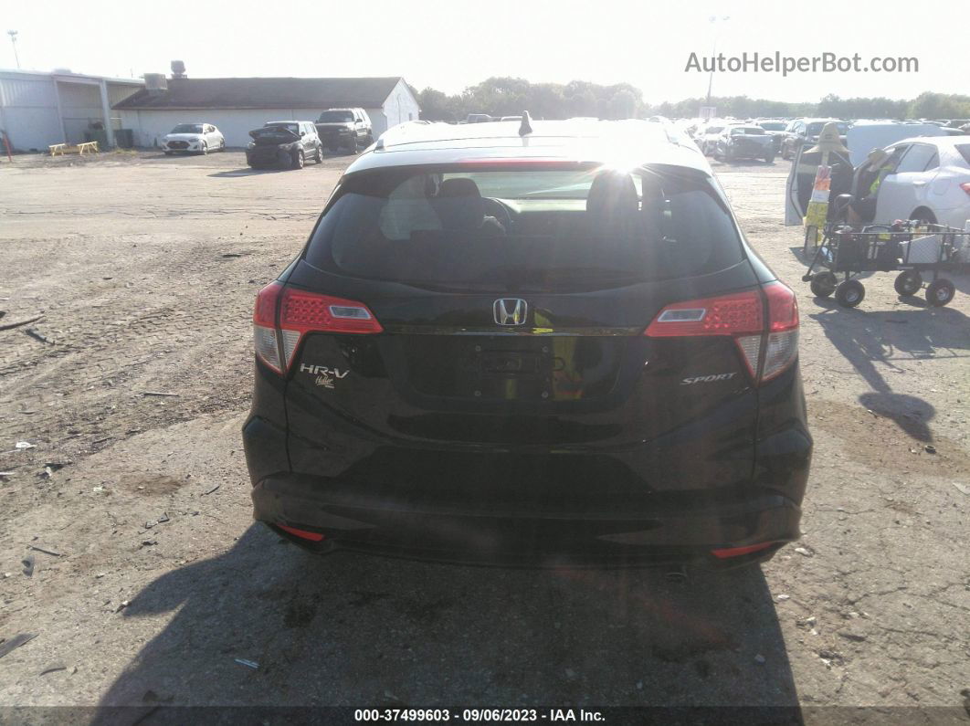 2019 Honda Hr-v Sport Black vin: 3CZRU5H13KM719338