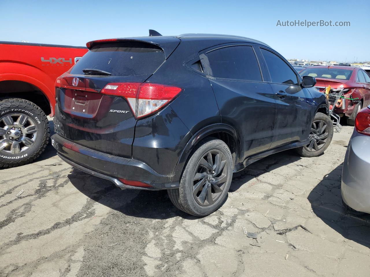 2021 Honda Hr-v Sport Black vin: 3CZRU5H13MM734232