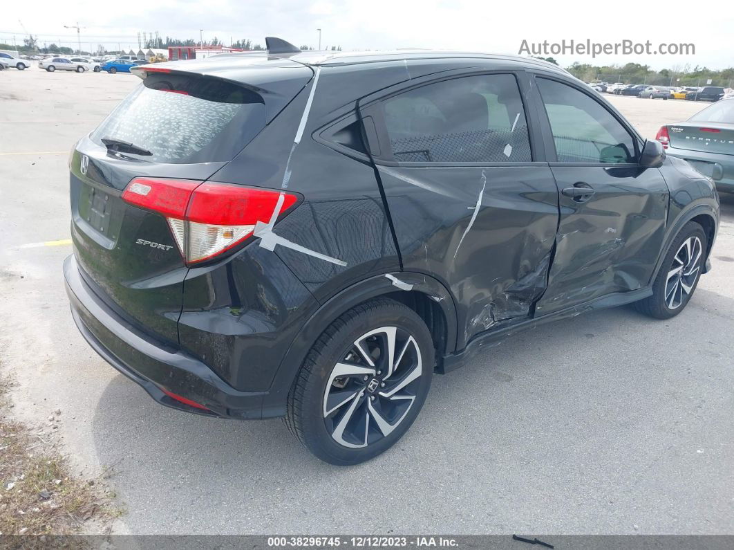 2019 Honda Hr-v Sport Черный vin: 3CZRU5H14KG701834