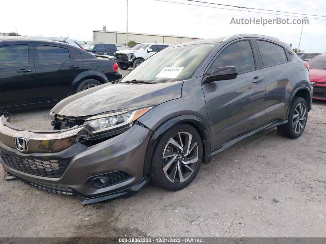 2019 Honda Hr-v Sport Gray vin: 3CZRU5H14KG701980