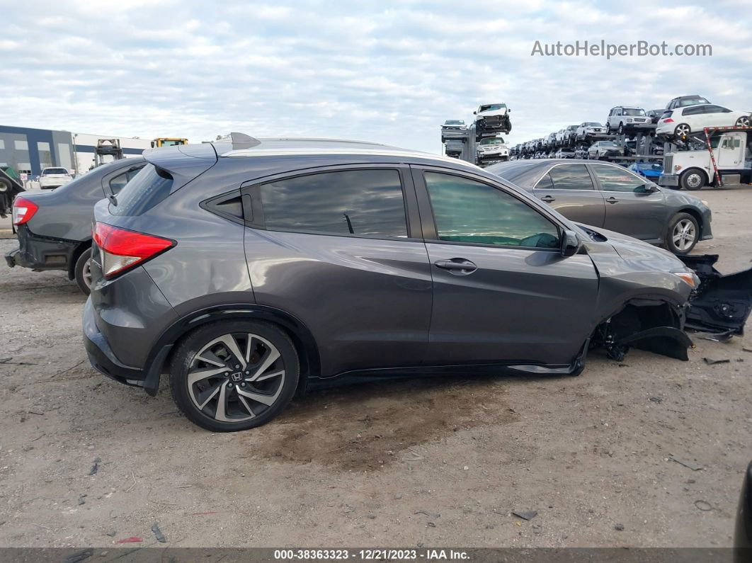 2019 Honda Hr-v Sport Gray vin: 3CZRU5H14KG701980