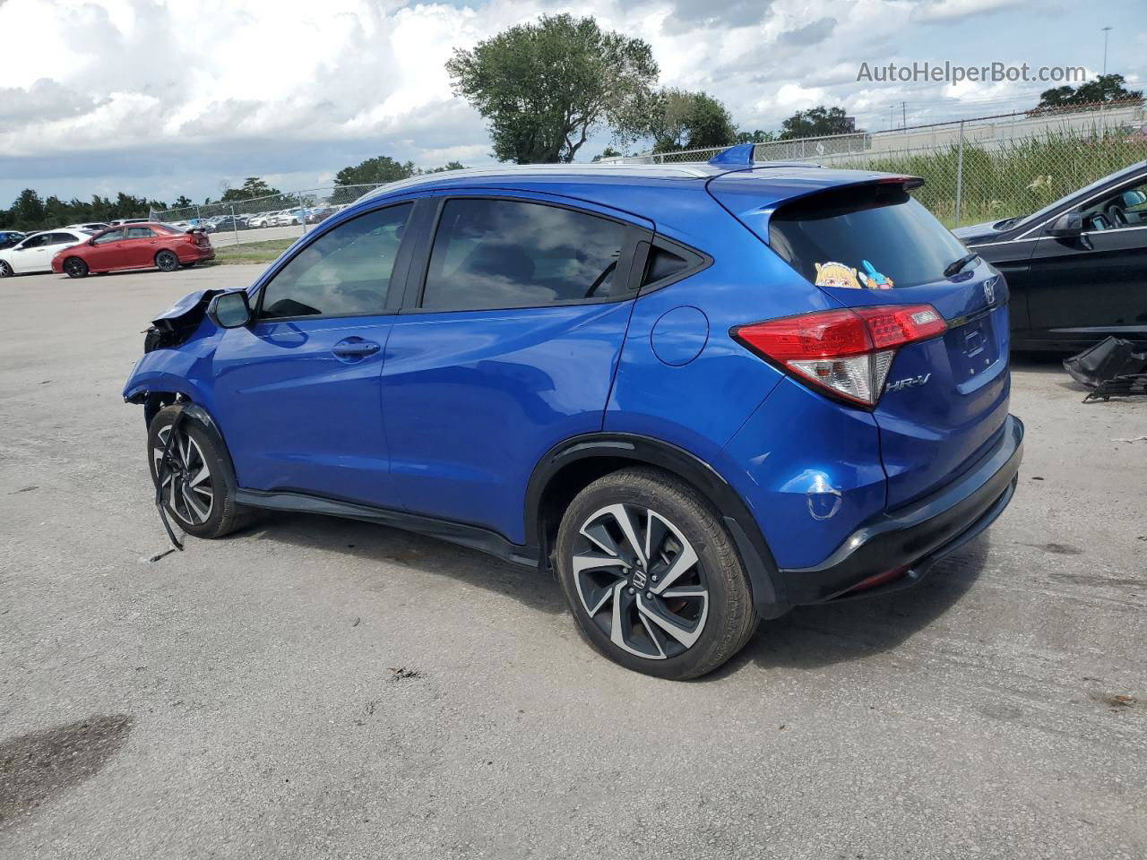 2019 Honda Hr-v Sport Blue vin: 3CZRU5H14KG706841