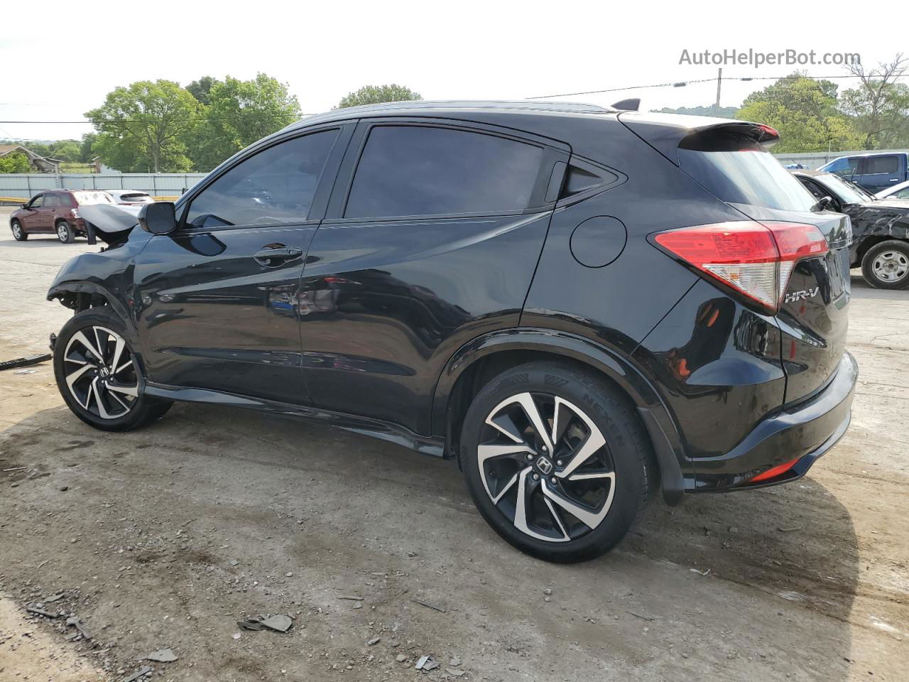 2019 Honda Hr-v Sport Black vin: 3CZRU5H14KG707147