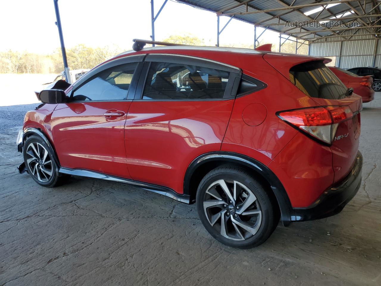 2019 Honda Hr-v Sport Red vin: 3CZRU5H14KG713708