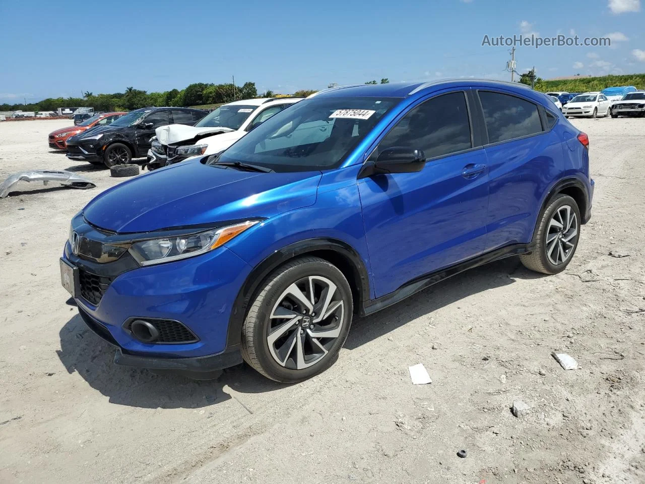 2019 Honda Hr-v Sport Синий vin: 3CZRU5H14KM728727