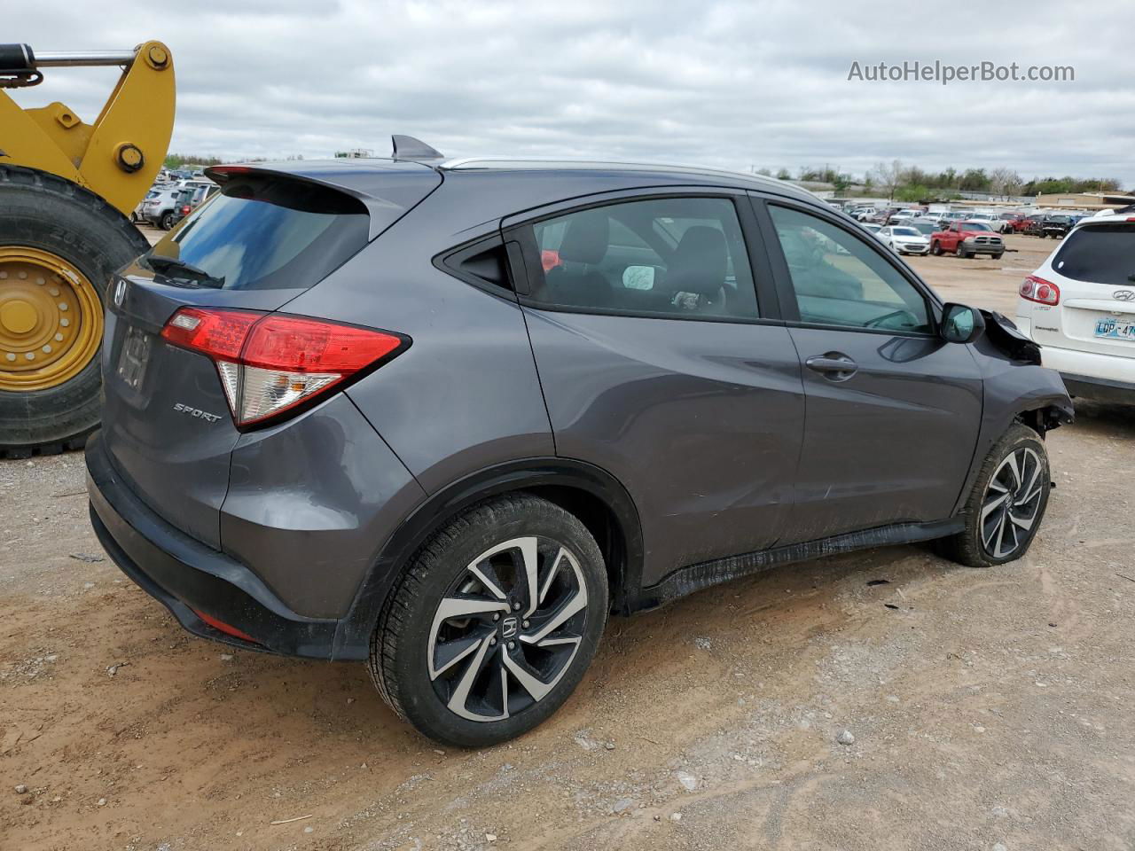 2019 Honda Hr-v Sport Gray vin: 3CZRU5H15KG700773