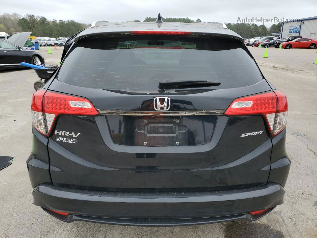 2019 Honda Hr-v Sport Черный vin: 3CZRU5H15KG713667