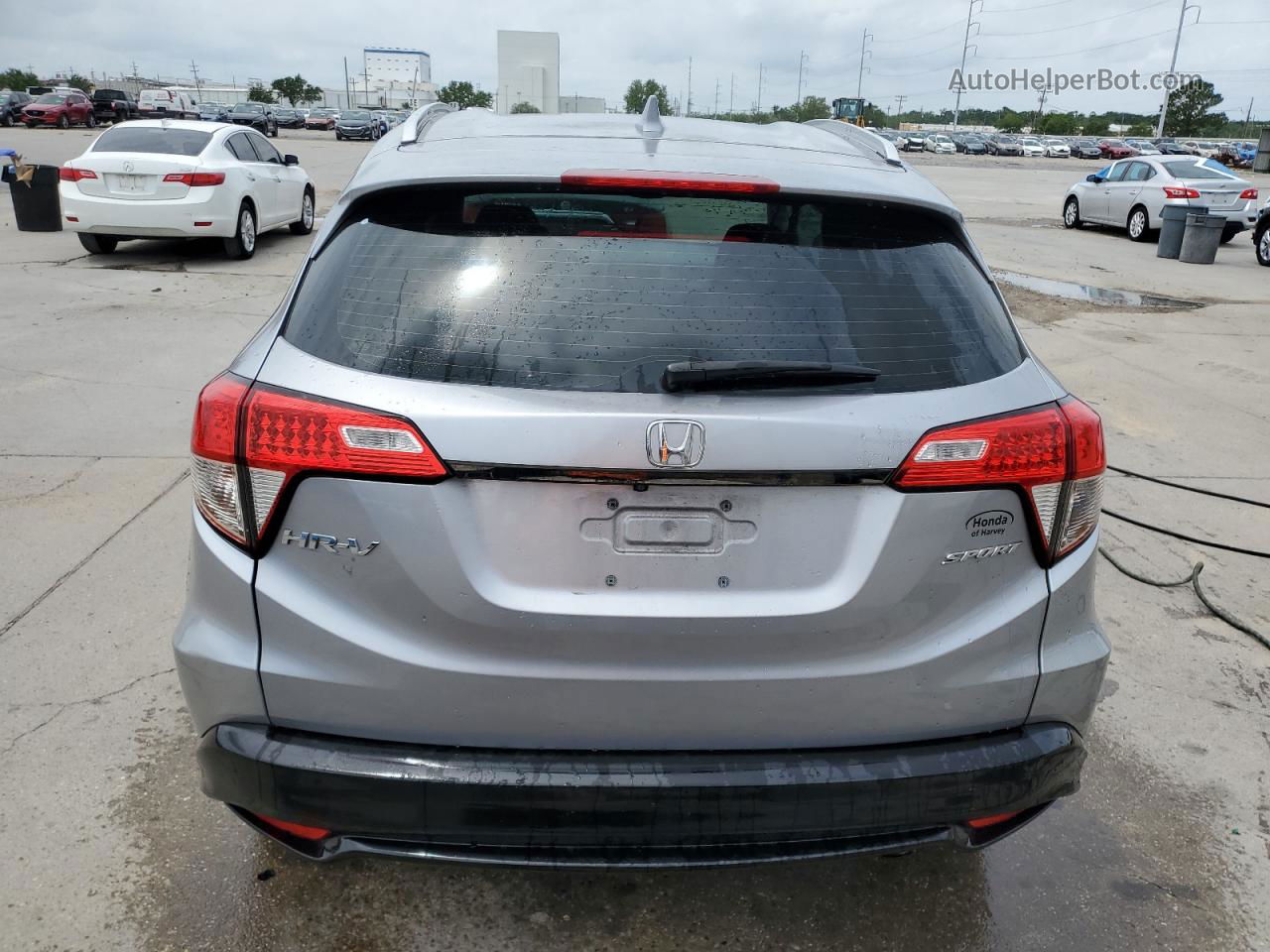 2019 Honda Hr-v Sport Silver vin: 3CZRU5H15KG715449