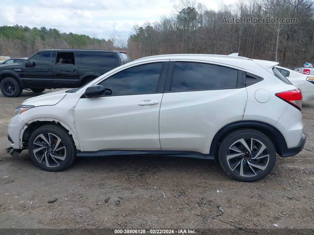 2019 Honda Hr-v Sport White vin: 3CZRU5H15KM700984