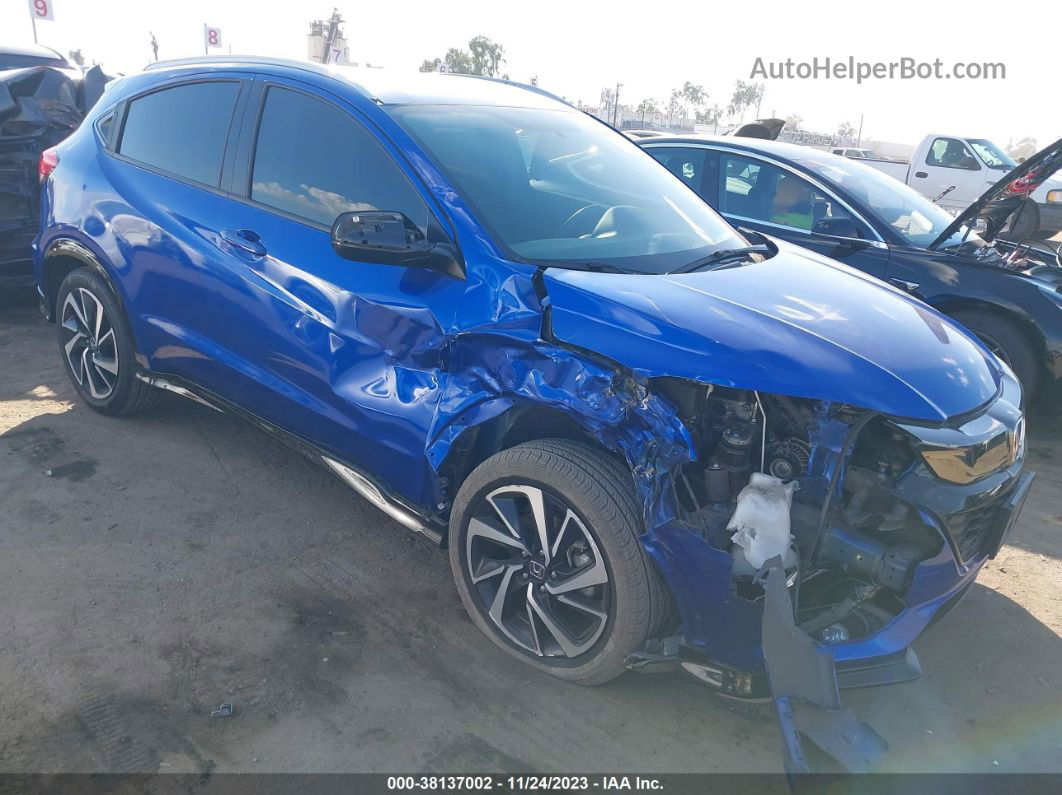 2019 Honda Hr-v Sport Blue vin: 3CZRU5H15KM702573