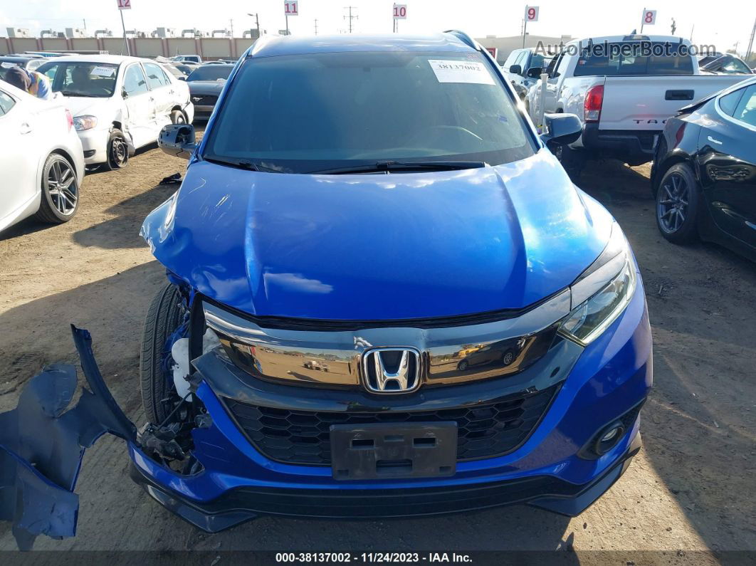 2019 Honda Hr-v Sport Blue vin: 3CZRU5H15KM702573