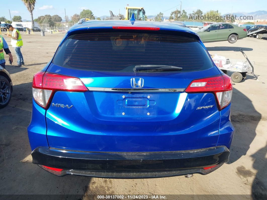 2019 Honda Hr-v Sport Blue vin: 3CZRU5H15KM702573