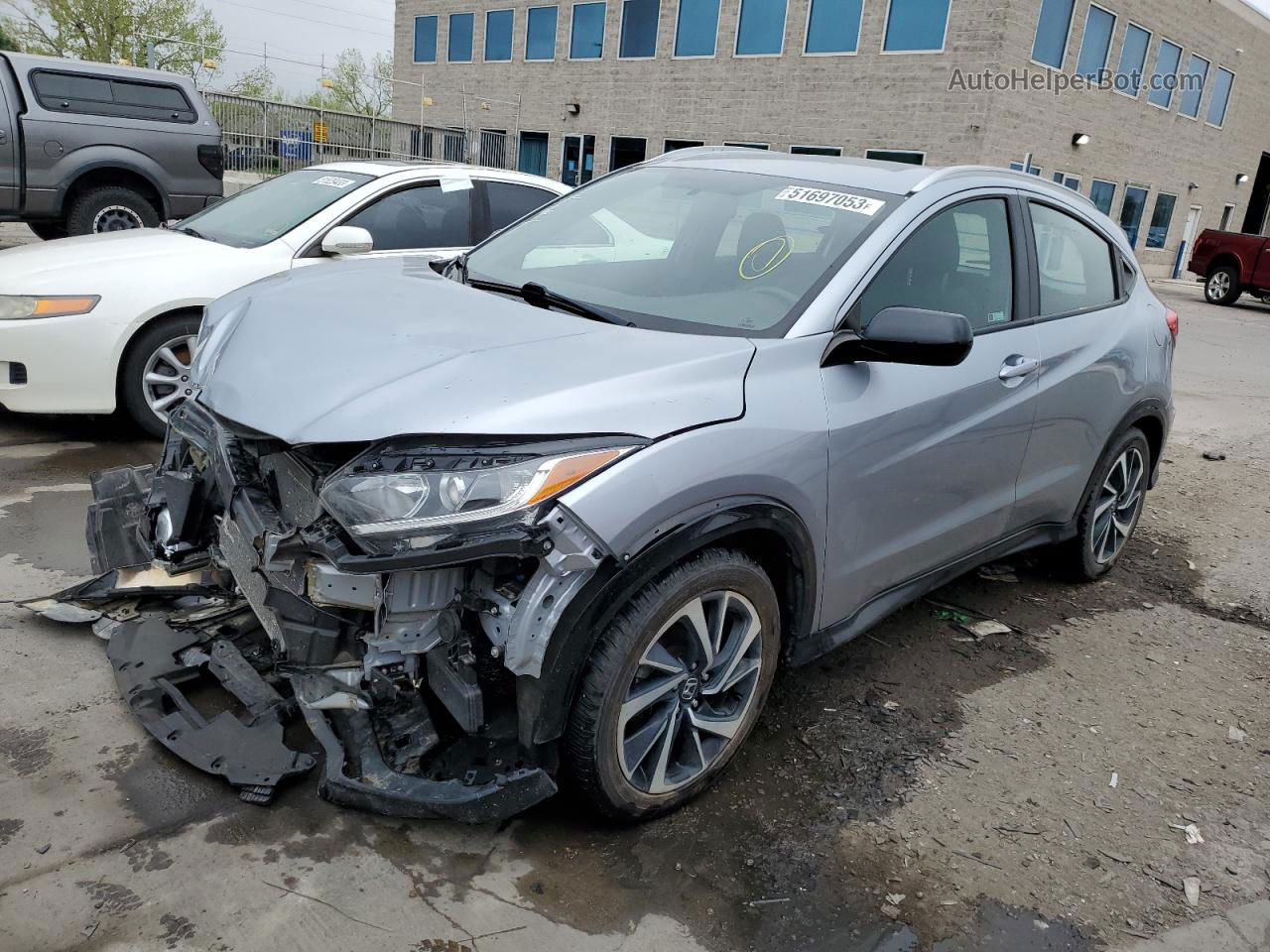 2019 Honda Hr-v Sport Silver vin: 3CZRU5H15KM706607