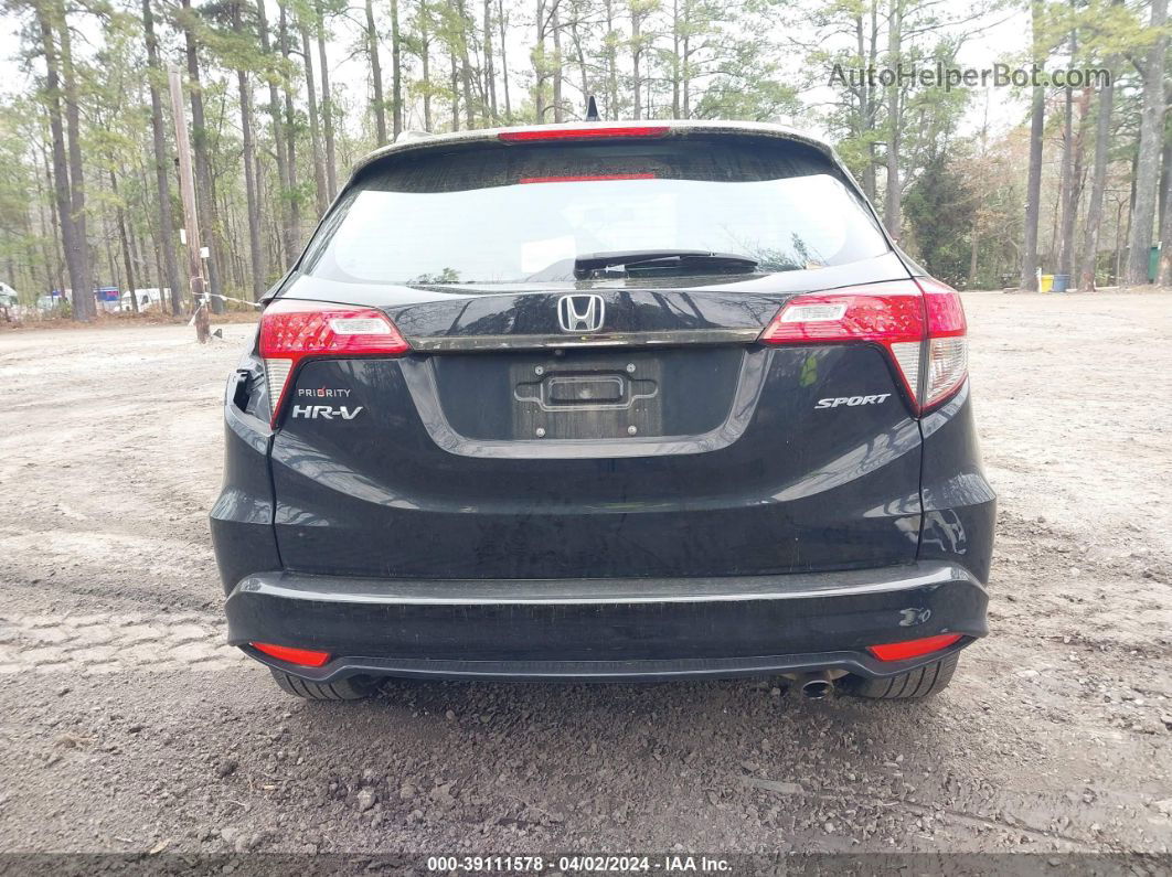 2019 Honda Hr-v Sport Black vin: 3CZRU5H15KM721026