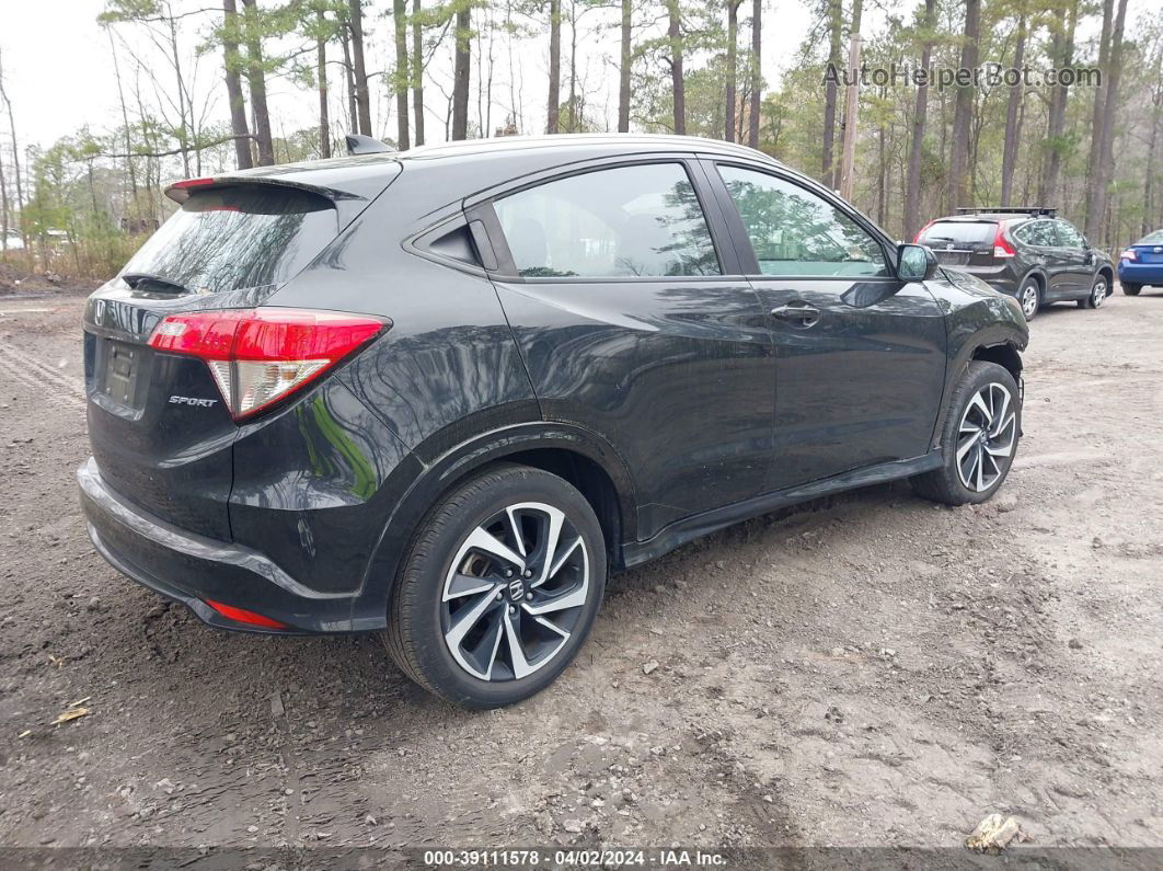 2019 Honda Hr-v Sport Черный vin: 3CZRU5H15KM721026