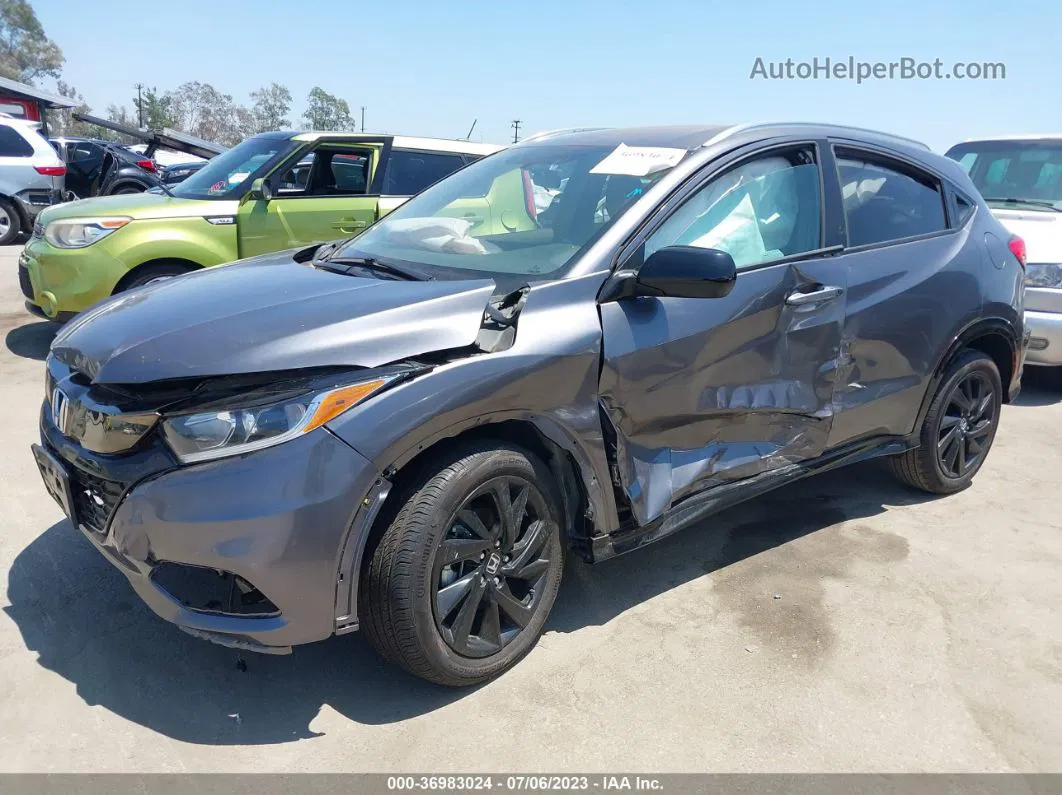 2021 Honda Hr-v 2wd Sport Black vin: 3CZRU5H15MM701877