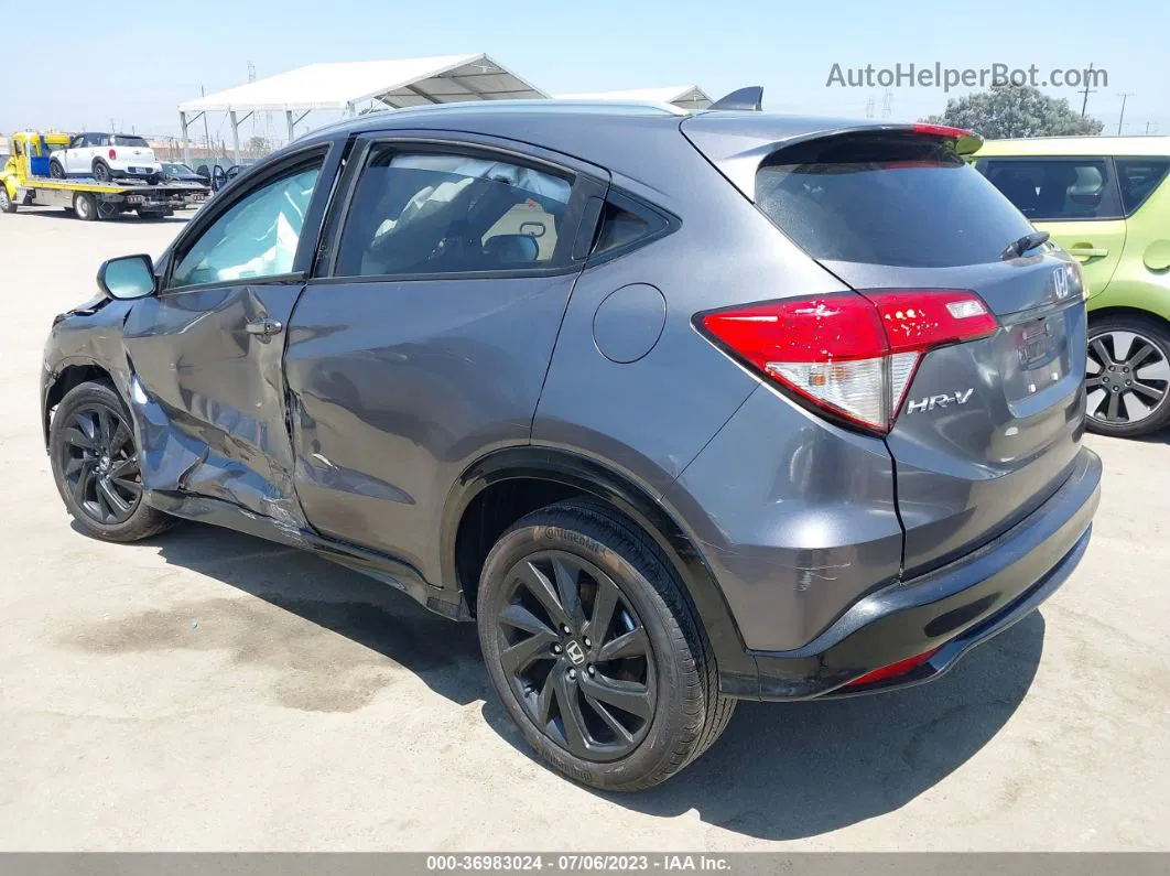 2021 Honda Hr-v 2wd Sport Black vin: 3CZRU5H15MM701877