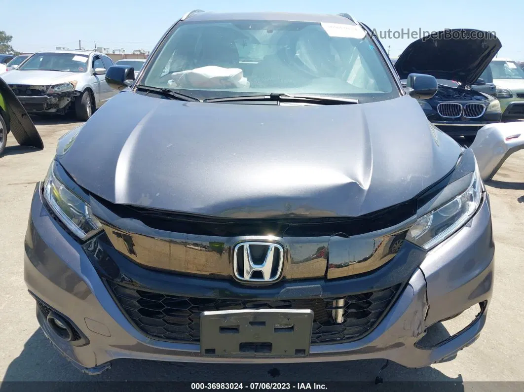 2021 Honda Hr-v 2wd Sport Black vin: 3CZRU5H15MM701877