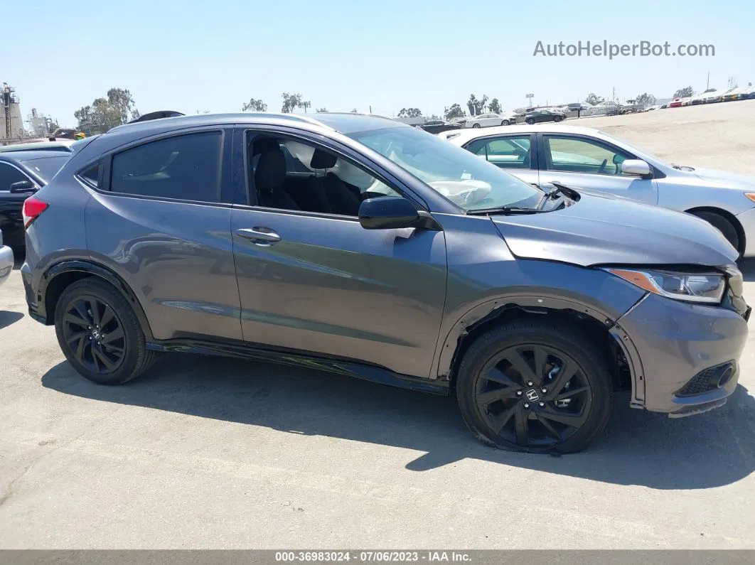 2021 Honda Hr-v 2wd Sport Black vin: 3CZRU5H15MM701877