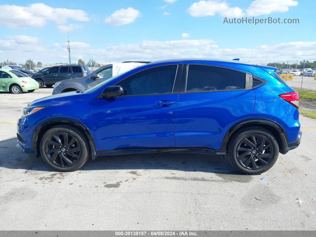 2021 Honda Hr-v 2wd Sport Синий vin: 3CZRU5H15MM718761