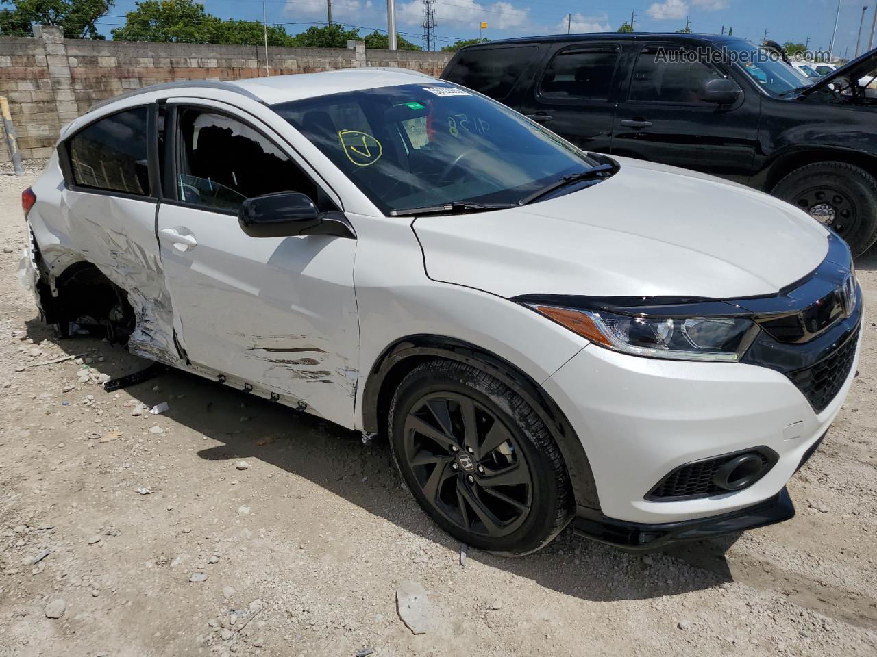 2021 Honda Hr-v Sport White vin: 3CZRU5H15MM731882