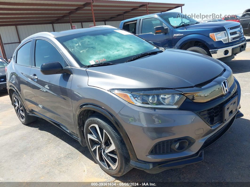 2019 Honda Hr-v Sport Gray vin: 3CZRU5H16KG701236