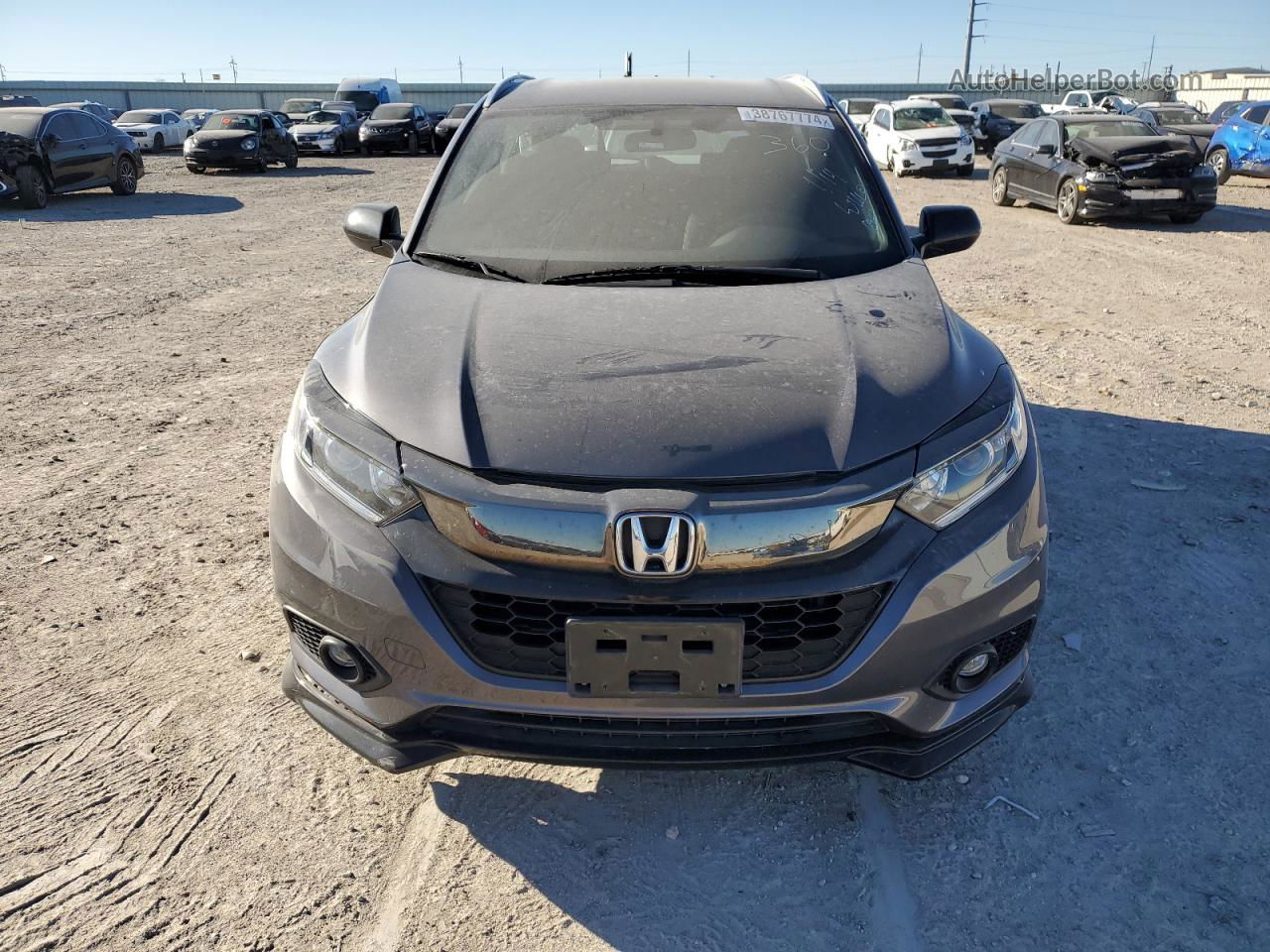 2019 Honda Hr-v Sport Gray vin: 3CZRU5H16KG702130