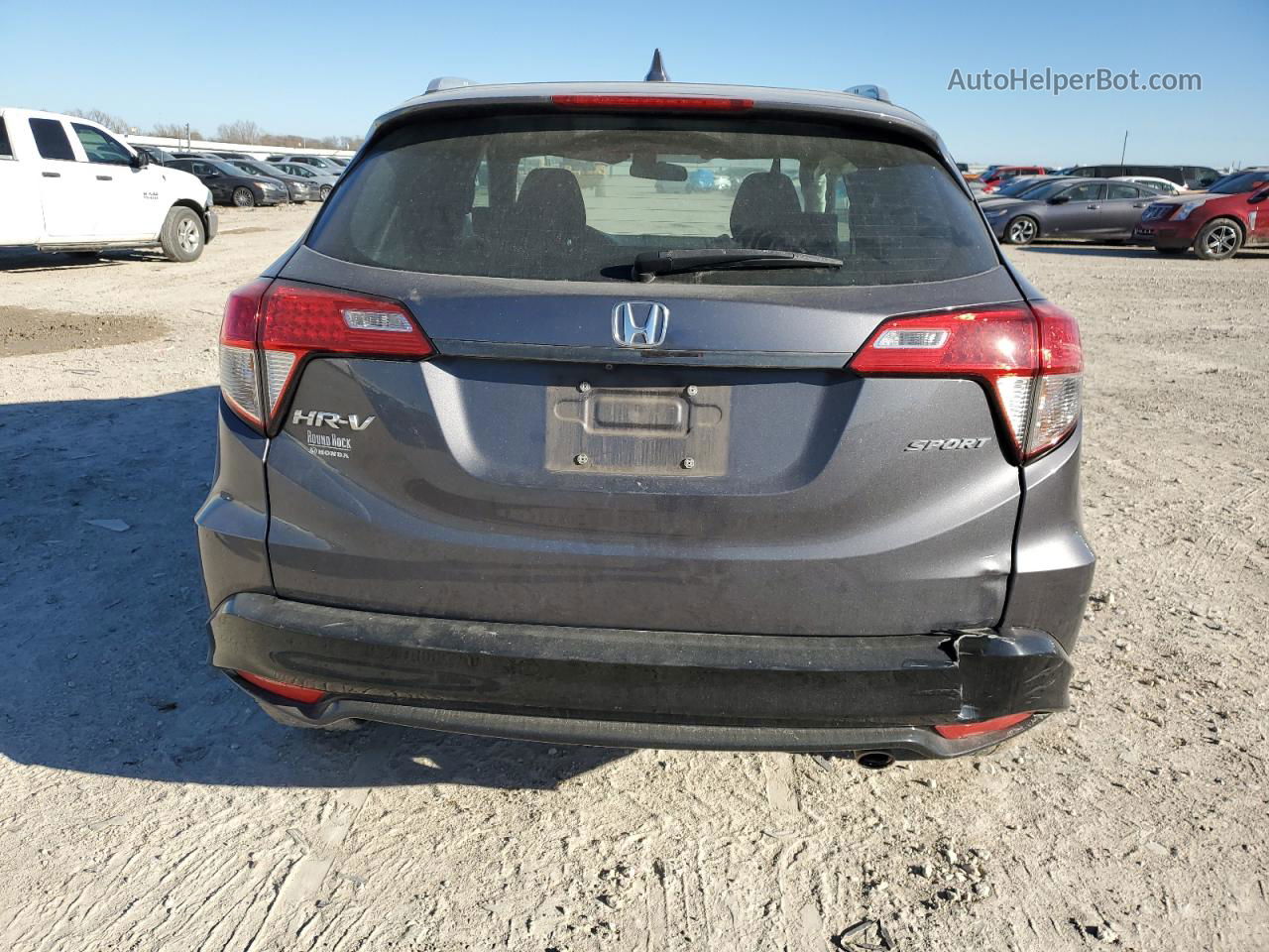 2019 Honda Hr-v Sport Gray vin: 3CZRU5H16KG702130