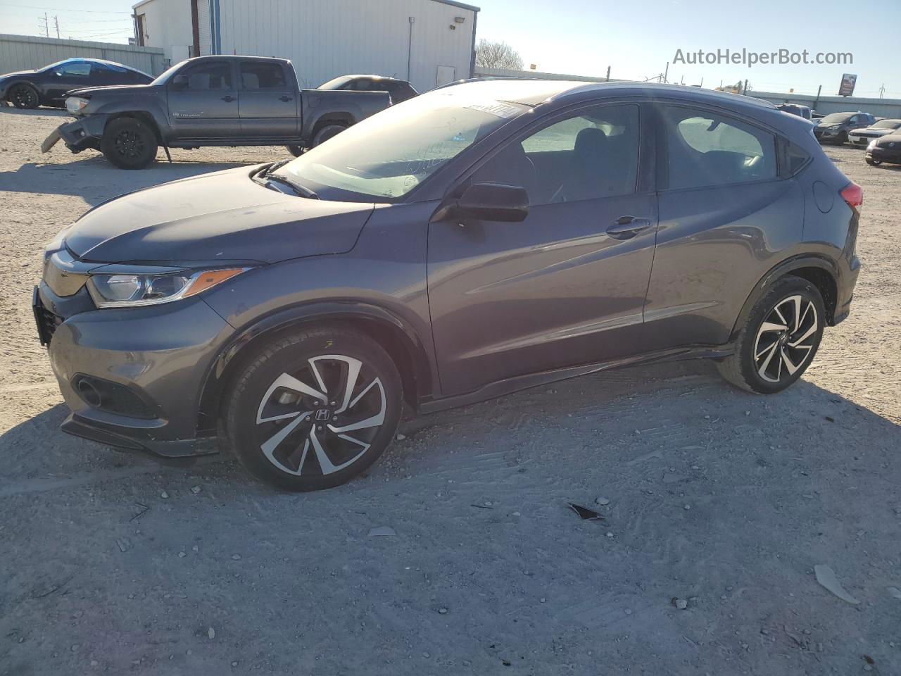 2019 Honda Hr-v Sport Gray vin: 3CZRU5H16KG702130