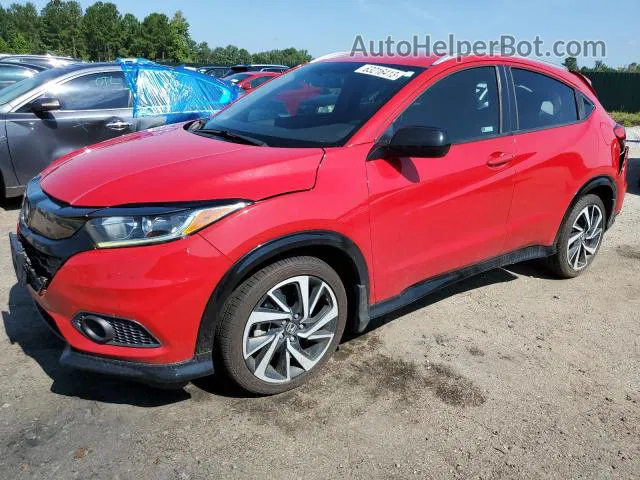 2019 Honda Hr-v Sport Red vin: 3CZRU5H16KG712818