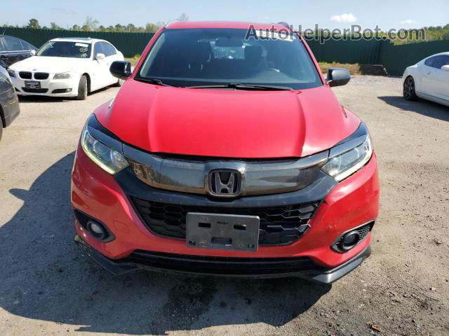 2019 Honda Hr-v Sport Red vin: 3CZRU5H16KG712818