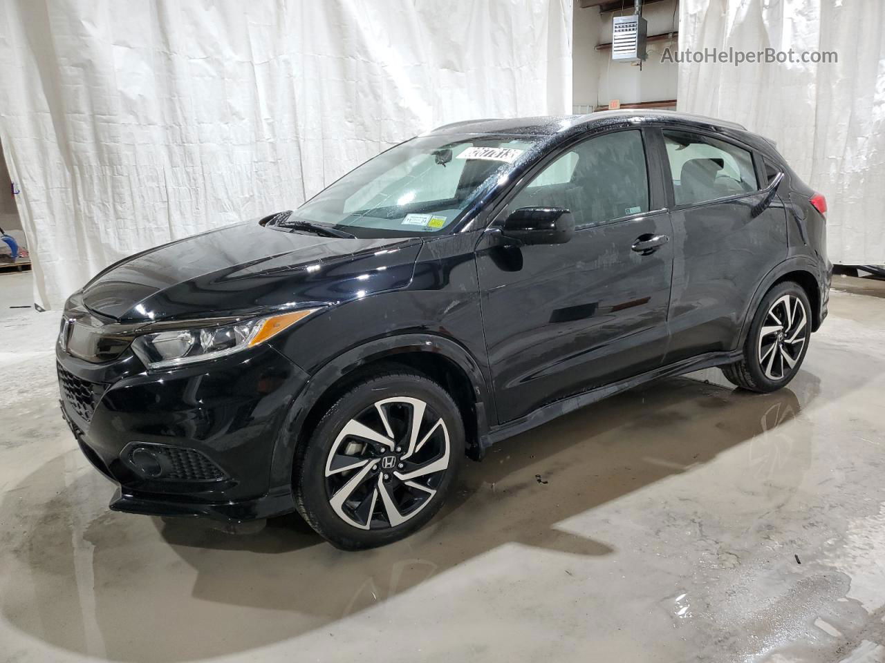 2019 Honda Hr-v Sport Черный vin: 3CZRU5H16KM720404