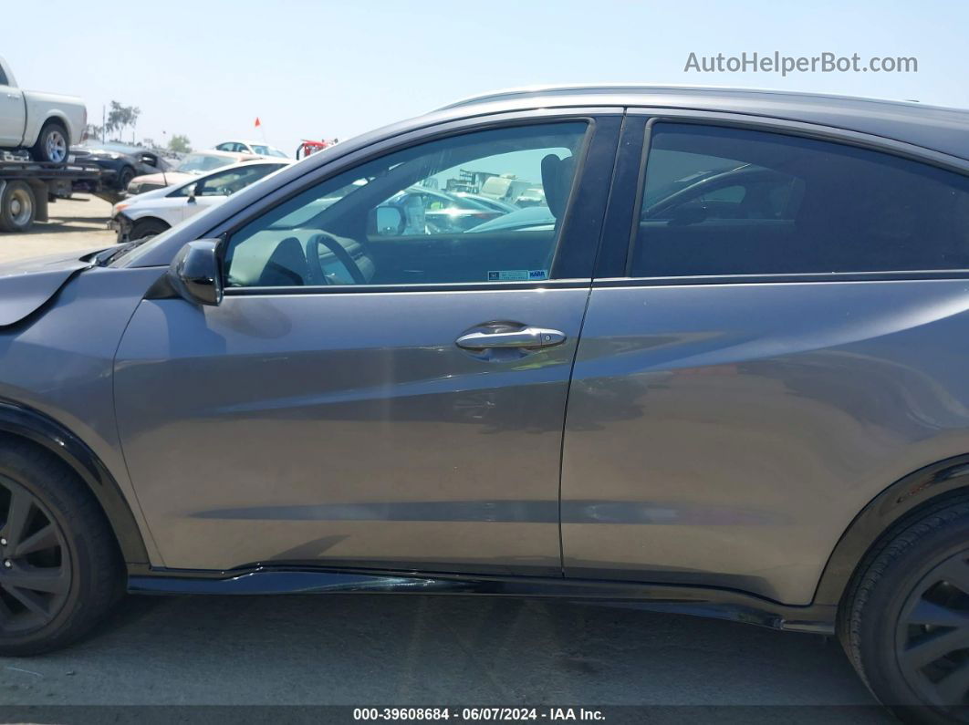 2021 Honda Hr-v 2wd Sport Gray vin: 3CZRU5H16MM716890